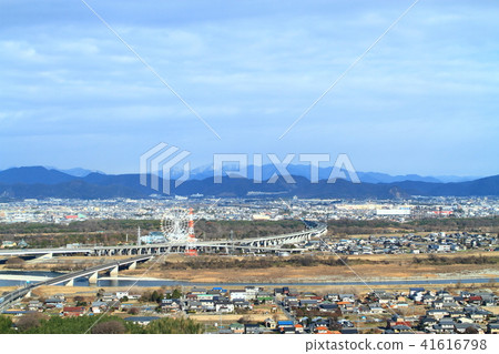 Gifu prefecture Kakamigahara city cityscape 41616798