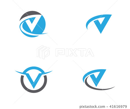 V Letter Logo Template 41616979