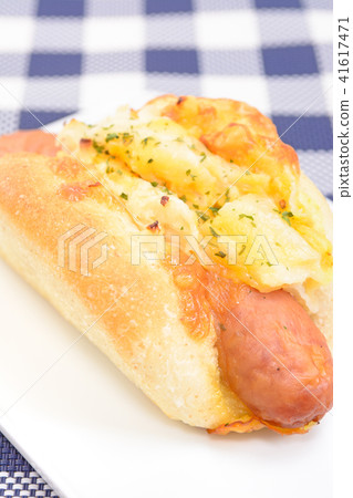 可口香腸乳酪麵包 41617471