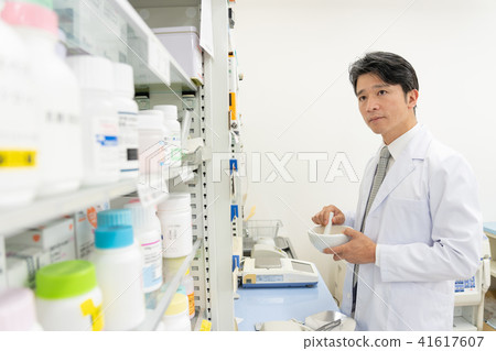 藥劑師藥房醫學圖像 41617607