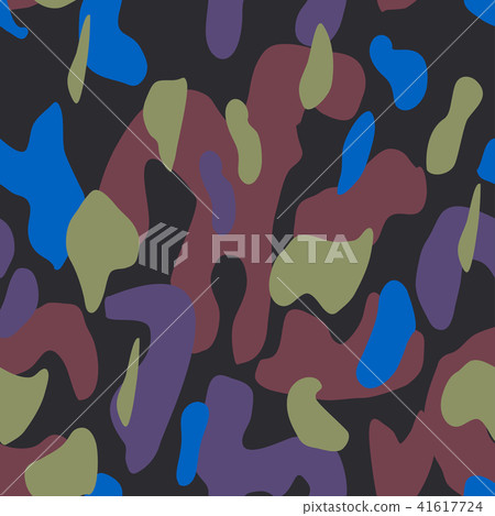 Camouflage pattern background seamless camo vector 41617724