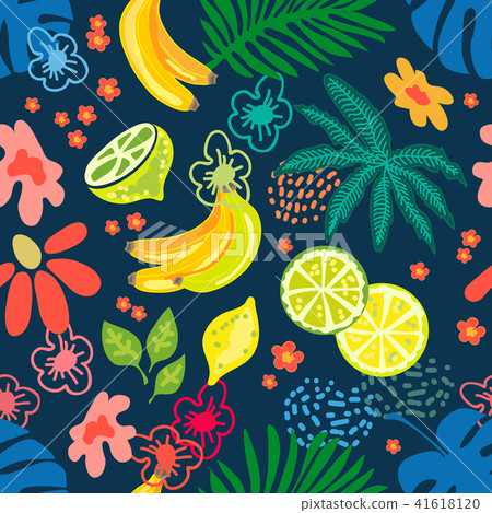 Tropical fruit garden. 41618120