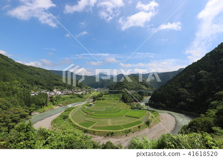 Rice terrace of Akashima 41618520
