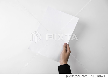 showing blank paper A4 flyer for mockup template showing blank paper A4 flyer for mockup template 41618671