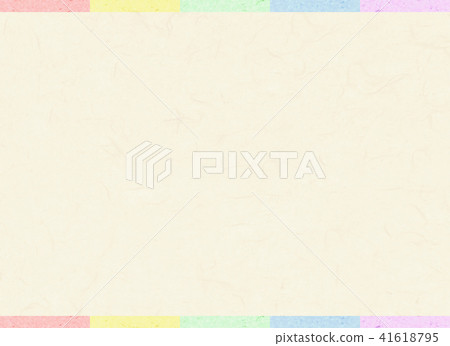 A traditional background image of Korea with a mottled band above and below Korean paper. 41618795