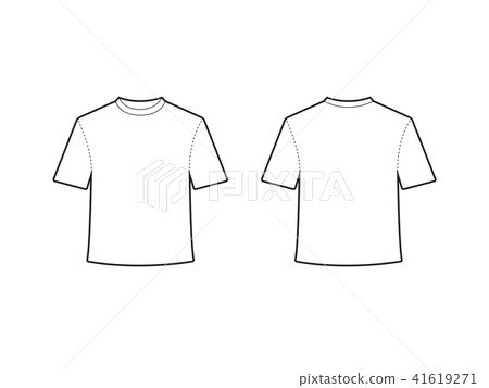 Blank T Shirt Template Vector Stock Illustration 41619271 Pixta