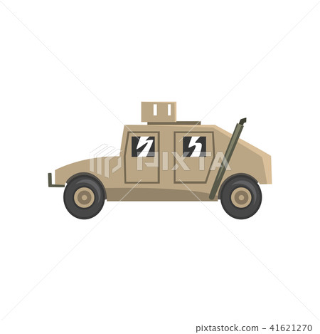 Military vehicle, army machine, heavy, special transport vector Illustration on a white background 41621270