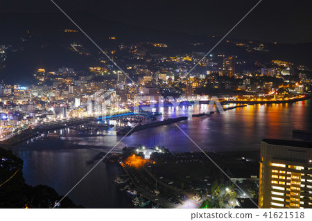 [Shizuoka Prefecture, Tourist Attractions] Night view of Atami 41621518
