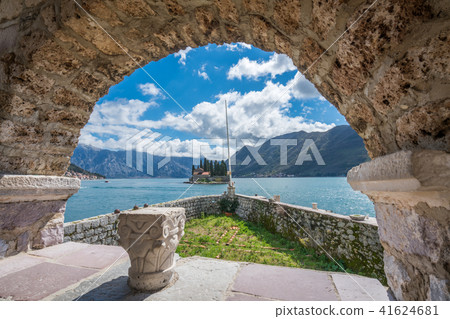 The view from the Our Lady of the Rocks basilica The view from the Our Lady of the Rocks basilica 41624681