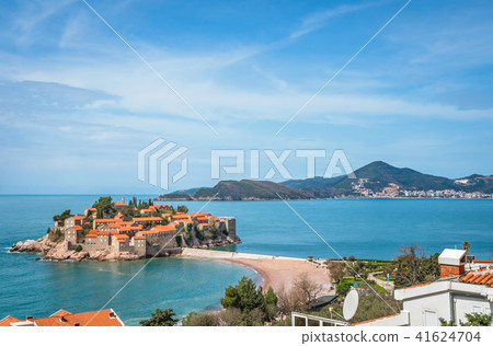 Historical Sveti Stefan old town Historical Sveti Stefan old town 41624704