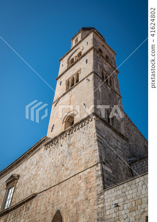 Dominican church bell tower in Dubrovnik Dominican church bell tower in Dubrovnik 41624802
