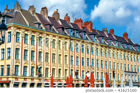 Traditional buildings in the old town of Lille, France 41625100