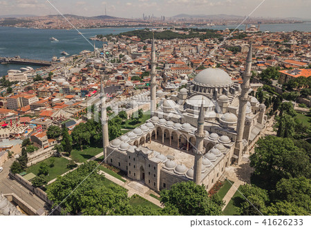 Aerial view of Suleymaniye Mosque 41626233