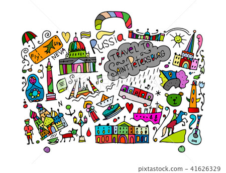 Travel to Saint Petersburg, sketch for your design 41626329