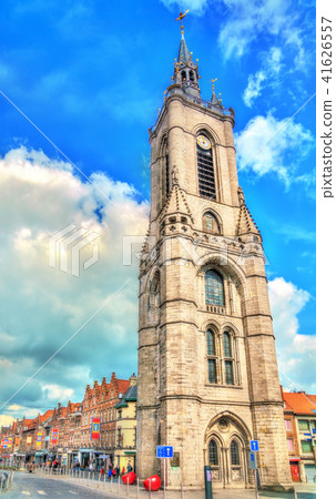 The Belfry of Tournai, a UNESCO world heritage site in Belgium The Belfry of Tournai, a UNESCO world heritage site in Belgium 41626557