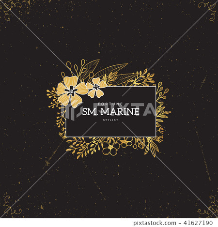 Vector gold logo template Vector gold logo template 41627190