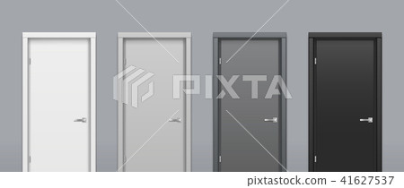 The doors of different colors 41627537