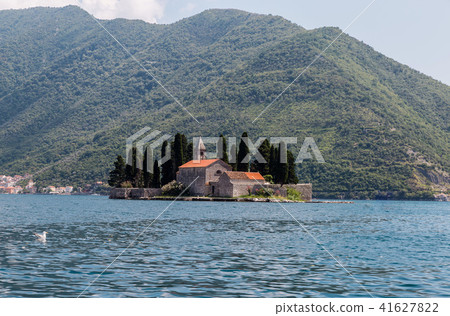 Small Church on San Georges island in Montenegro 41627822