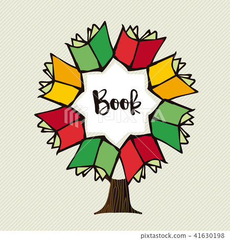 Book tree concept illustration for education 41630198