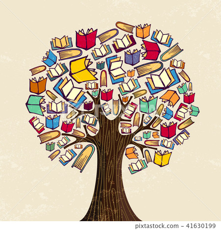Book tree for education concept illustration 41630199