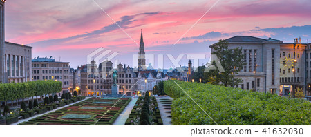 Brussels at sunset, Belgium, Brussels 41632030