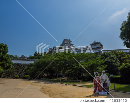 一個新鮮的綠色姬路城堡 41633450