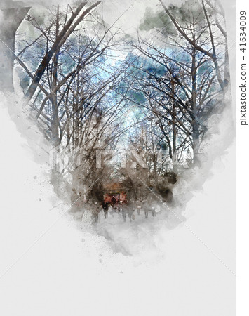 abstract branch tree watercolor painting backgroud abstract branch tree watercolor painting backgroud 41634009