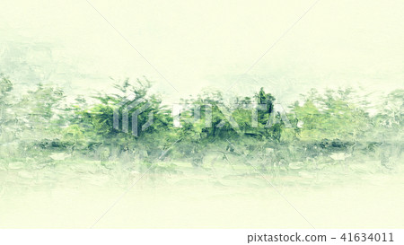 Mountain hill on watercolor painting background. Mountain hill on watercolor painting background. 41634011