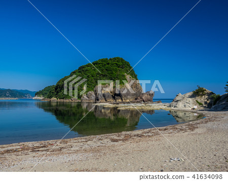 One of the Kasei coasts now Furui Sanrio Coastal Geopark on the Goura Coast 41634098