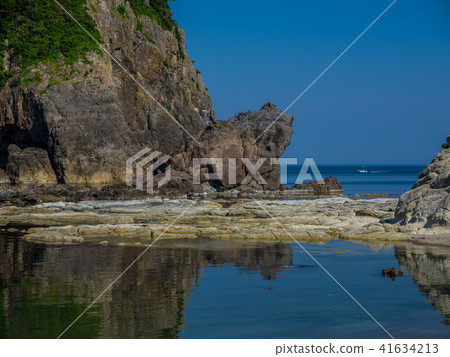 One of the Kasei coasts now Furui Sanrio Coastal Geopark on the Goura Coast 41634213