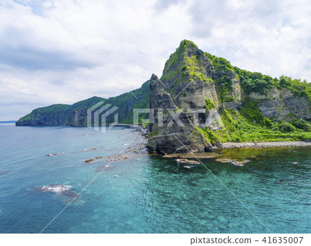 Seta Kamui Rock航空攝影 Kohei Hokkaido 照片素材 圖片 圖庫