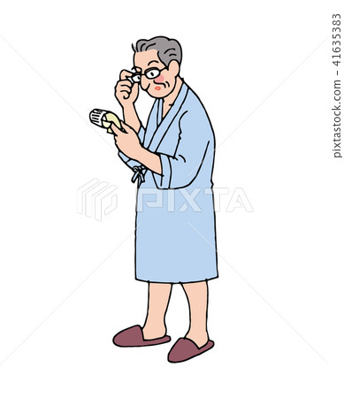 An uncle seeing the test results 41635383