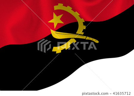 安哥拉國旗背景 41635712