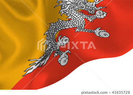 Bhutan national flag flag background 41635729
