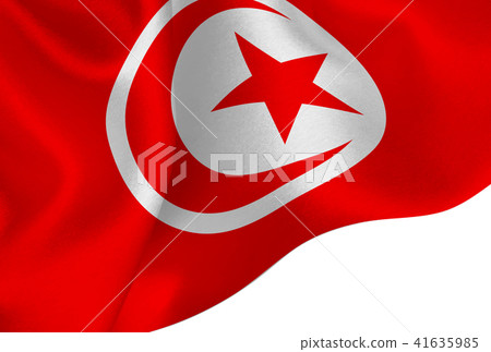 突尼斯國旗背景 突尼斯國旗背景 41635985