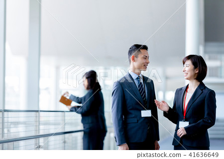 Businessman Gender Two People Business Scene Office Scene Businessman Gender Two People Business Scene Office Scene 41636649