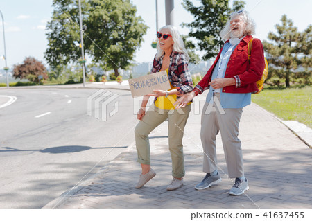 Joyful elderly people laughing Joyful elderly people laughing 41637455