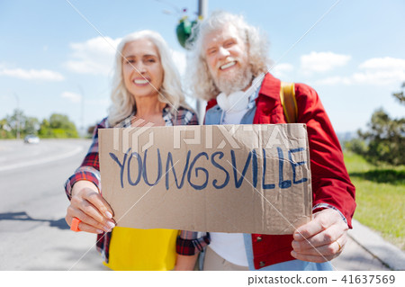 Selective focus of a sign 41637569