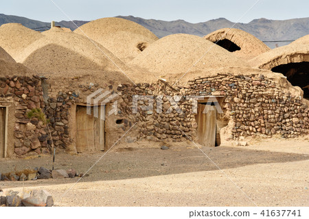 Traditional Iranian adobe village Isfahan province Traditional Iranian adobe village Isfahan province 41637741