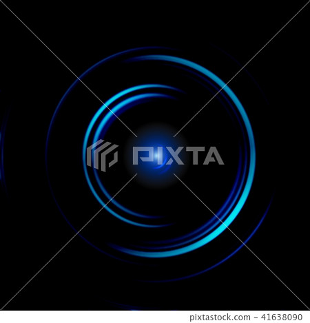 Abstract blue circural with eye reflections Abstract blue circural with eye reflections 41638090