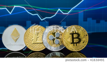 Bitcoin and cryptocurrency investing concept. 41638491
