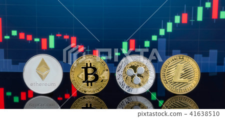 Bitcoin and cryptocurrency investing concept. 41638510