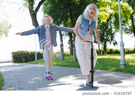 Joyful elderly people having fun Joyful elderly people having fun 41638797