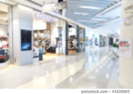 Abstract blur shopping mall background - Stock Photo [41638905] - PIXTA