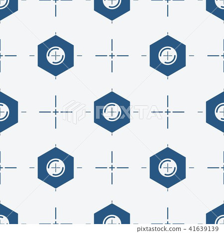 Symmetrical background with center bolt 41639139