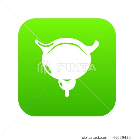 Human bladder icon green vector - Stock Illustration [41639423] - PIXTA