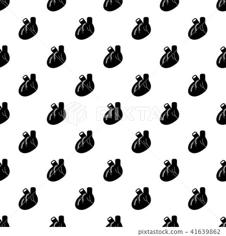 Heart organ pattern vector seamless Heart organ pattern vector seamless 41639862