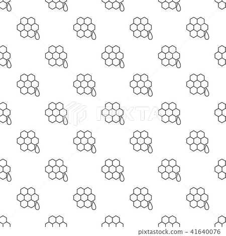 Honeycomb pattern vector seamless 41640076