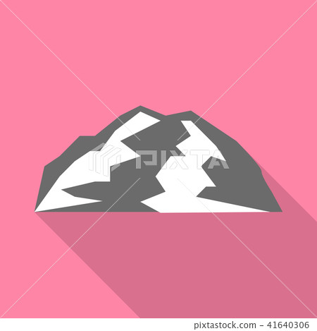 Mountain climb icon, flat style Mountain climb icon, flat style 41640306