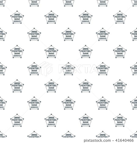 Painting service pattern vector seamless 41640466